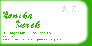 monika kurek business card