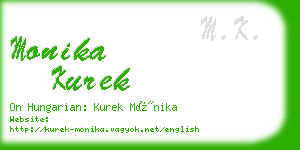 monika kurek business card